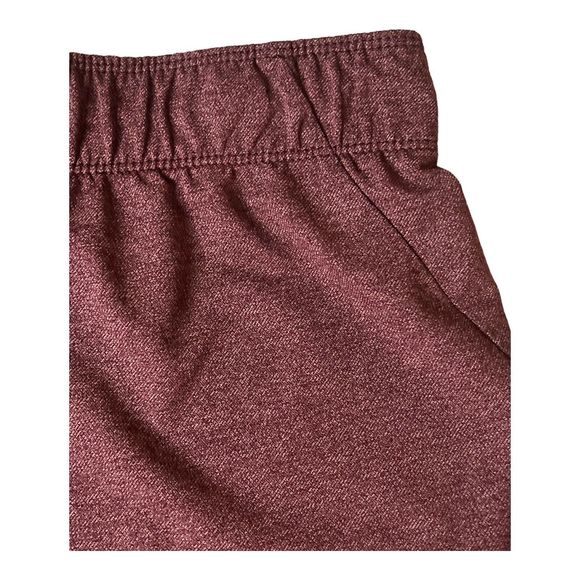 Nike Dri Fit Drawstring Athletic Shorts Crossfit Gym Running Maroon Women’s S - Picture 8 of 11